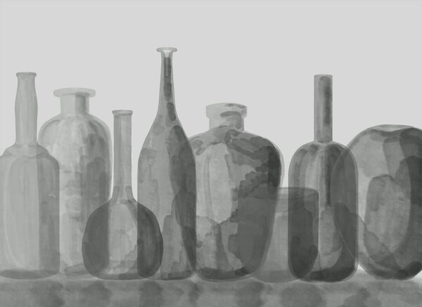 Fototapet Grup de sticle de sticlă, Fototapet moderne, Fototapet populare, t00353 - Tapeko.ro