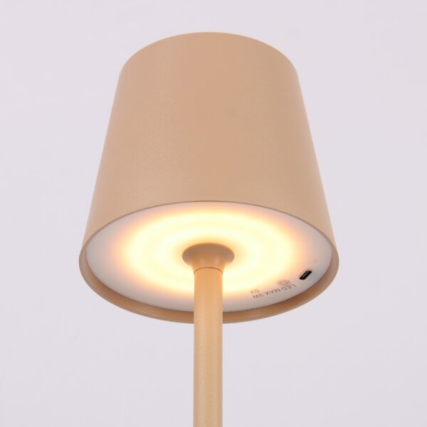 Lampă LED tactilă dimabilă de exterior Globo 58438S VANNIE LED/3W/3,7V IP44
