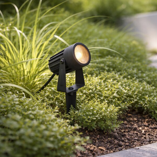 Spot modern de 12V negru cu LED inclus IP67 - Voltaire Pico