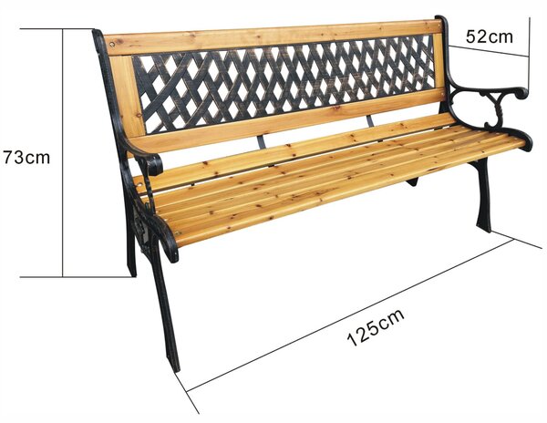 Bancă de grădină Marcado (maro). Promo -12%. 1117492