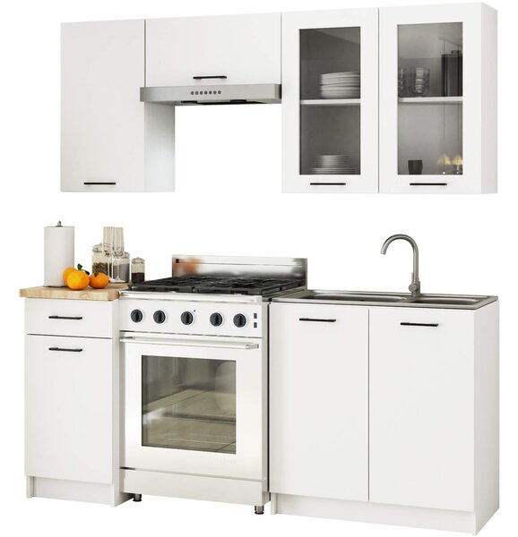 Vitrină de bucătărie superioară Organo 720 (alb). Promo -14%. 1117505