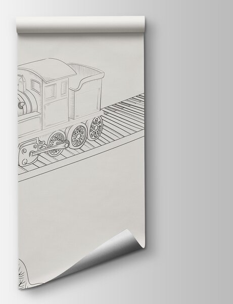 Fototapet Desenul unui tren, Fototapet transport, Fototapet populare, t00412 - Tapeko.ro
