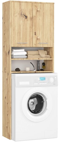 Dulap deasupra mașinii de spălat Fulgor 2D (stejar artisan). Promo -18%. 1117556