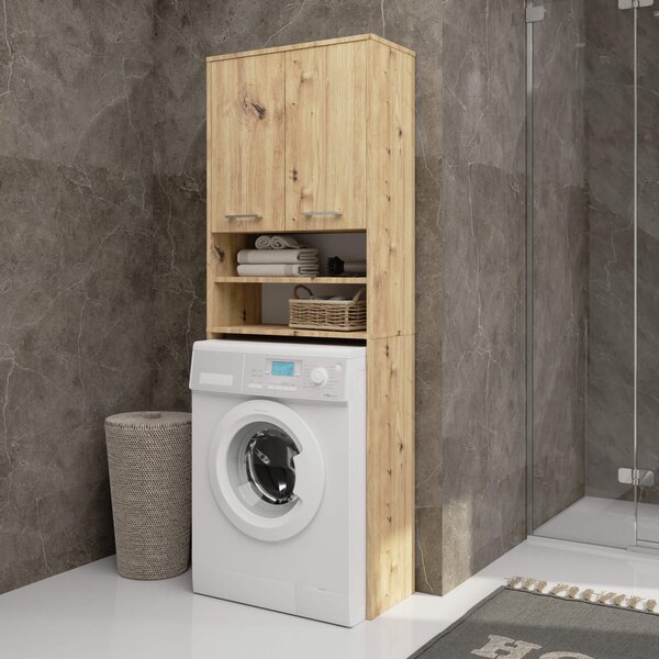 Dulap deasupra mașinii de spălat Fulgor 2D (stejar artisan). Promo -18%. 1117556