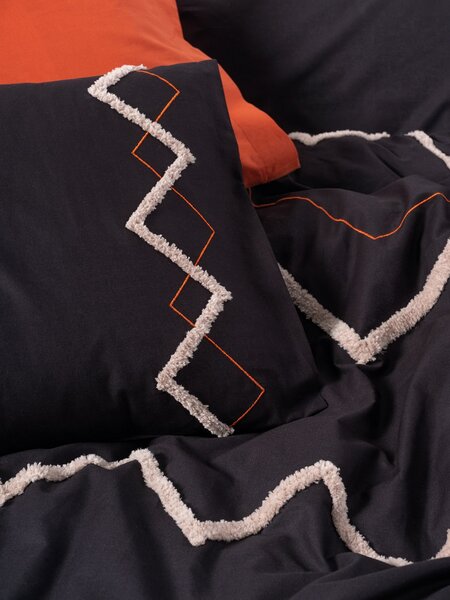 Lenjerie de pat cu broderie – Puff Nakisli – Cottonbox®