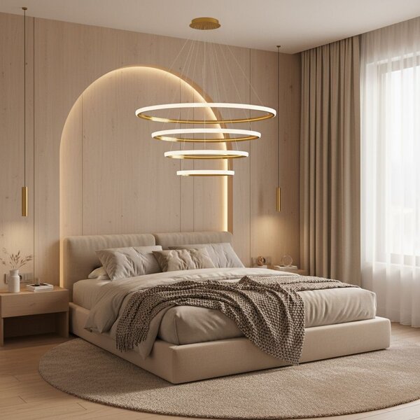 Lampă suspendată LHJ009-CP4 GOLD