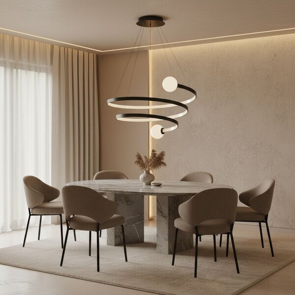 Lampă suspendată LHJ029-CP BLACK