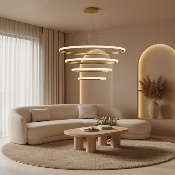 Lampă suspendată LHJ009-CP4 GOLD