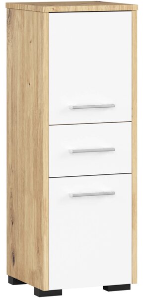 Dulap bucătărie Fulgor 2D 1SZ (stejar artisan + alb). Promo -13%. 1117563