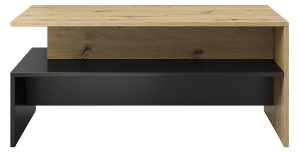 Măsuță cafea Barly CBM99 (stejar artisan + negru mat). Promo -18%. 1118126