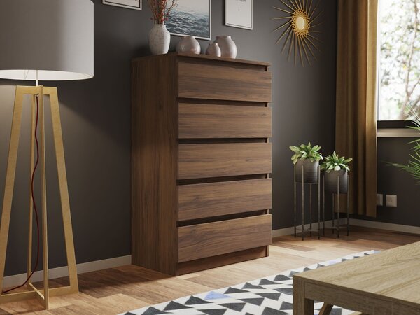Comodă Comfivo Structor IV, Nuc, PAL laminat, 112x70x40cm, 30 kg