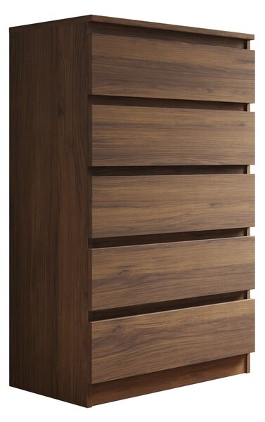 Comodă Comfivo Structor IV, Nuc, PAL laminat, 112x70x40cm, 30 kg