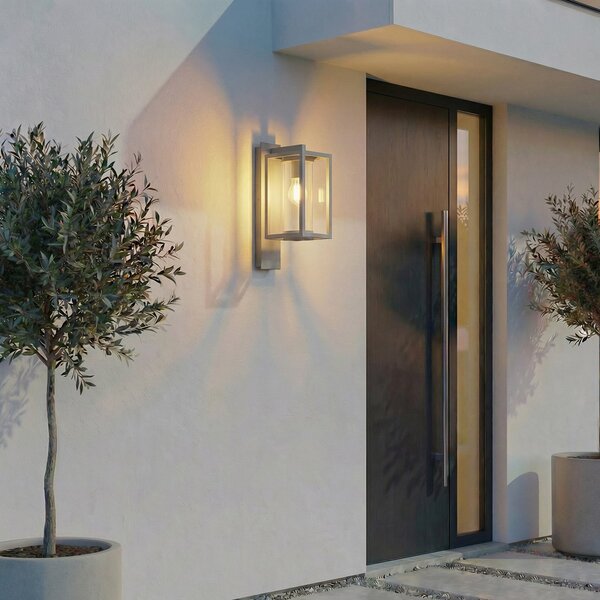 Lămpi de exterior Lucande, Ferda, reglabil, Gri, Terasă, Aluminiu, Modern