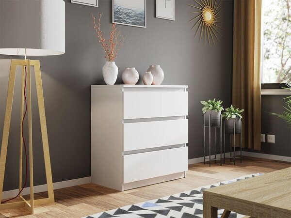 Comodă Comfivo Structor, Alb, PAL laminat, 77x70x40cm, 23 kg