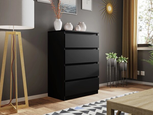 Comodă Comfivo Structor I, Negru, PAL laminat, 100x70x40cm, 29 kg