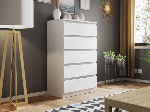Comodă Comfivo Structor IV, Alb, PAL laminat, 112x70x40cm, 30 kg
