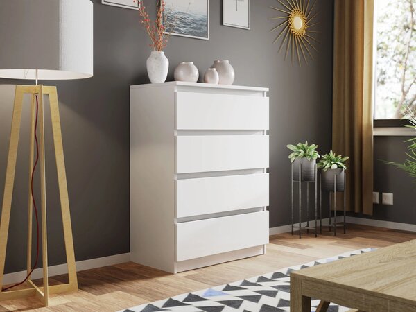 Comodă Comfivo Structor I, Alb, PAL laminat, 100x70x40cm, 29 kg