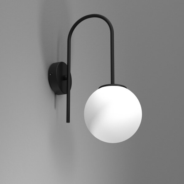 Lampă de perete CAMBRIDGE 1xE14/60W/230V neagră