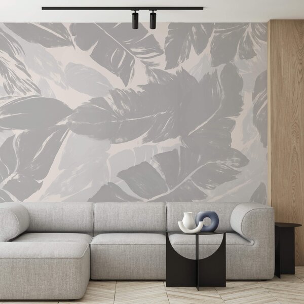 Fototapet Frunziș elegant în nuanțe delicate, Fototapet frunze palmier, Fototapet populare, t00469 - Tapeko.ro