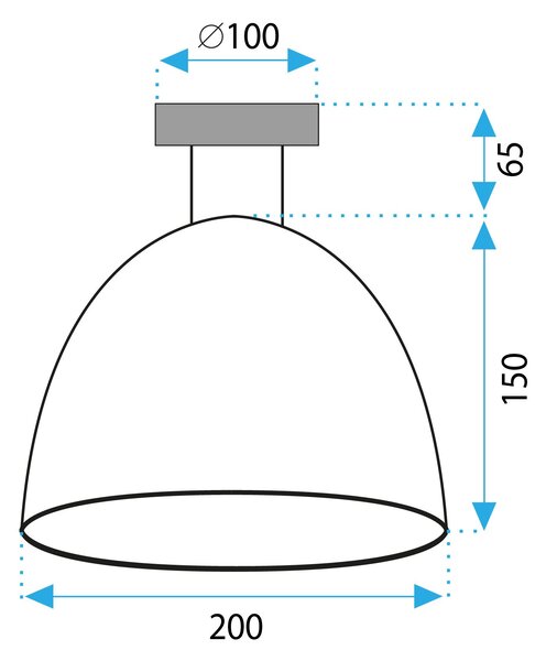 Lampă de tavan APP1302-1C Gold