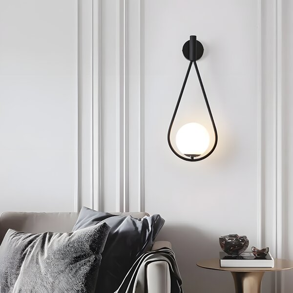 Lampa de perete G093-1W Black White