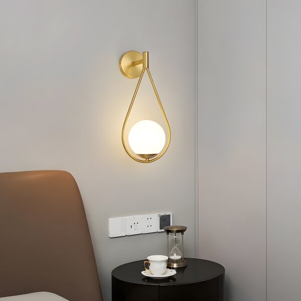 Lampa de perete G094-1W GOLD WHITE