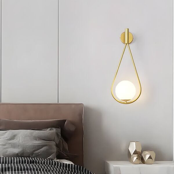 Lampa de perete G094-1W GOLD WHITE