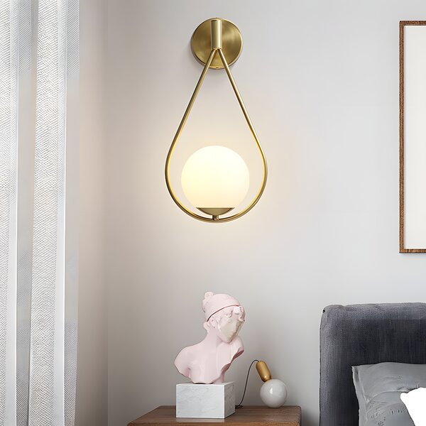 Lampa de perete G094-1W GOLD WHITE