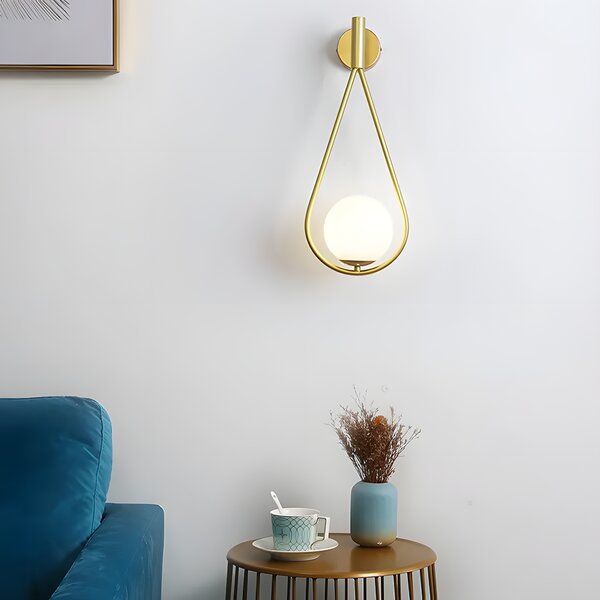 Lampa de perete G094-1W GOLD WHITE