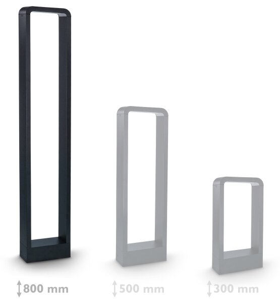 Lampă LED de exterior Brilagi BARI LED/7W/230V 3000/4000/6000K IP54 80 cm