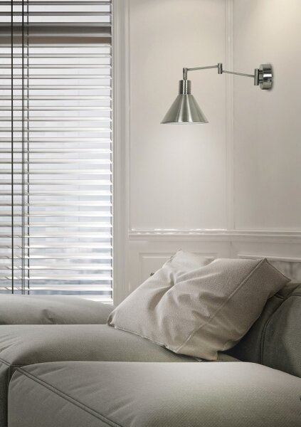 Lampă de perete COPENHAGEN 1xE14/40W/230V crom mat