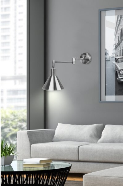 Lampă de perete COPENHAGEN 1xE14/40W/230V crom mat