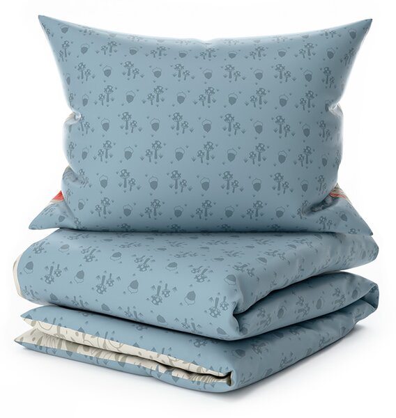 Lenjerie de pat creponata pentru patut Renforce FOXIVA grena Dimensiune lenjerie de pat: 45 x 65 cm | 90 x 140 cm