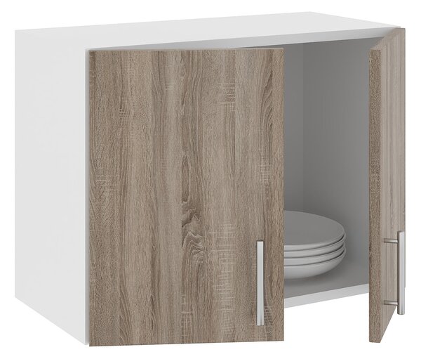 Corp haaus Karo, Stejar Sonoma Inchis/Alb, 60 x 30 x 45 cm