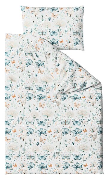 Lenjerie de pat din bumbac creponat pentru patut Renforcé ELIVINE albă Dimensiune lenjerie de pat: 45 x 65 cm | 90 x 140 cm