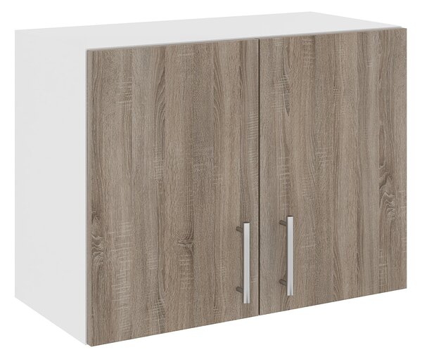 Corp haaus Karo, Stejar Sonoma Inchis/Alb, 60 x 30 x 45 cm