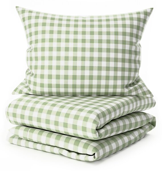 Lenjerie de pat din crep pentru patut Renforce GRENTIS verde Dimensiune lenjerie de pat: 45 x 65 cm | 90 x 140 cm