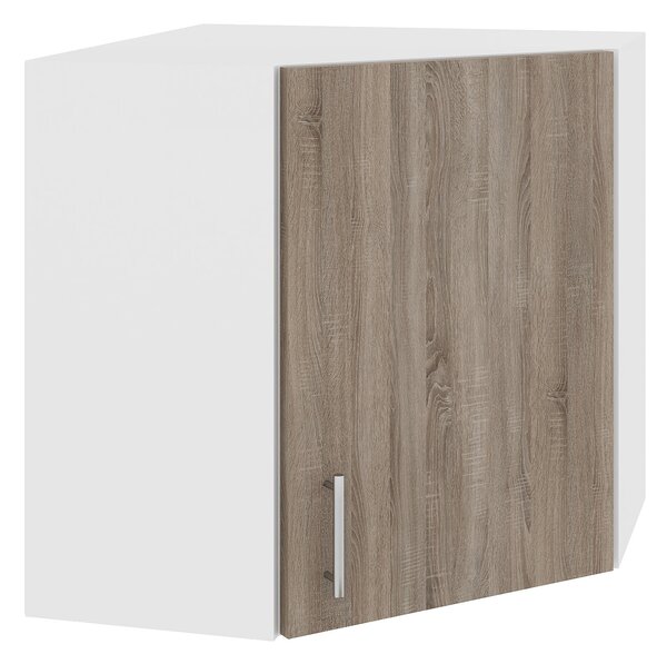 Corp haaus Karo, Stejar Somona Inchis/Alb, 60 x 60 x 60 cm