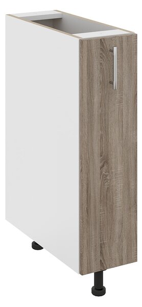 Corp haaus Karo, Stejar Sonoma Inchis/Alb, 20 x 50 x 80 cm