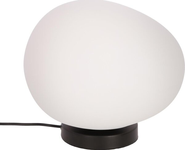 Lampă de masă STONES 1x E27/40W/230V, neagră