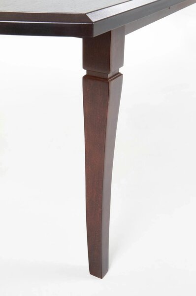 Masa living FRYDERYK, nuc inchis, 160/240x90x74 cm