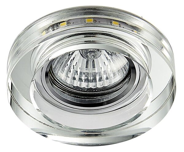 LED plafonieră ELEGANT DOUBLE LIGHT GU10/50W+LED/3W rotundă