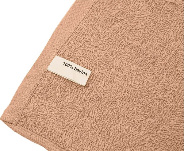 Prosop copii Bella 30x50 cm bej, 100% bumbac