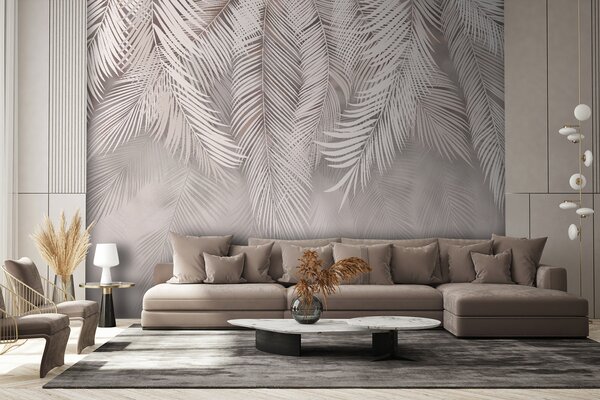Tapet Frunze delicate care cad, Fototapet pădure, Fototapet Tropics, u48556v5 : Uwalls.ro