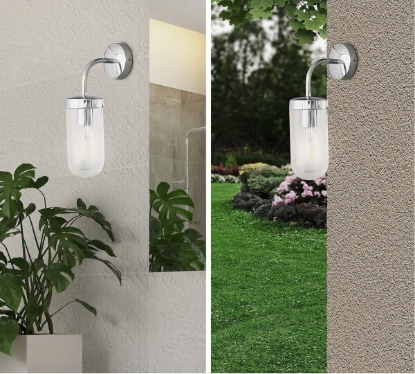 Aplică pentru baie YAGO 1xE27/60W/230V neagră Rabalux 3310