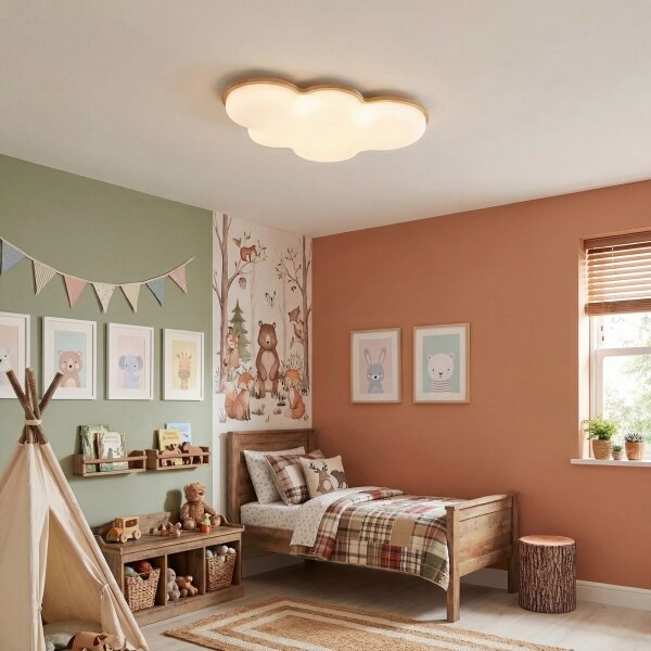 Brilagi - Plafonieră LED pentru copii CLOUD LED/54W/230V albă