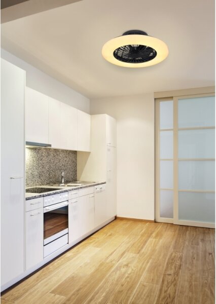 Plafonieră LED dimabilă cu ventilator Globo 03628B LED/30W/230V + telecomandă