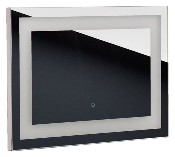 Oglinda luminoasa, banda LED, comutator culoare lumina, 50x70 cm