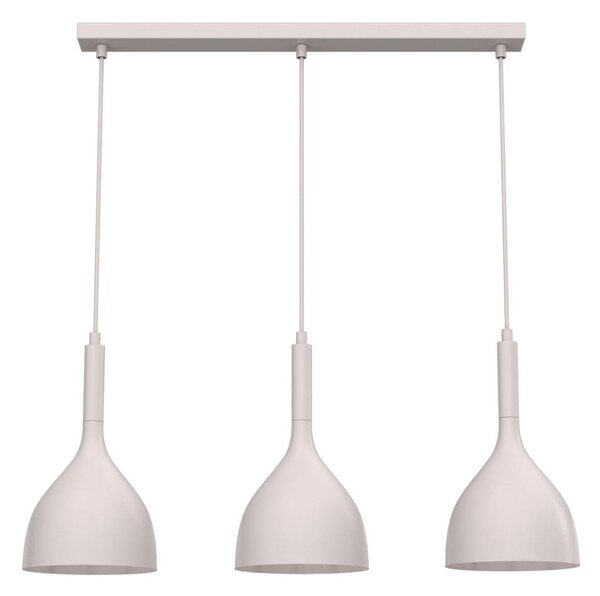 Lustră pe cablu NOAK 3xE27/15W/230V crem