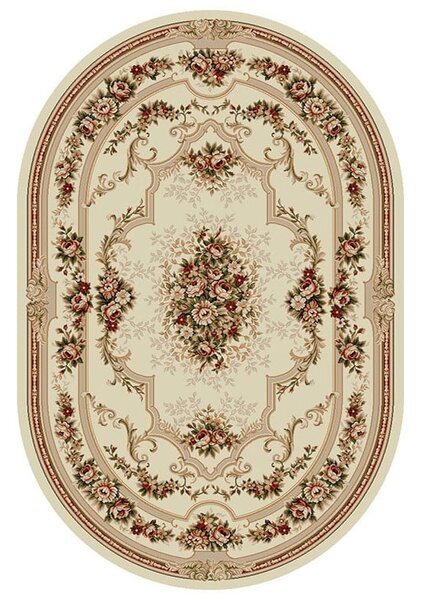 Covor Clasic Lotos Crem, 60x110 cm